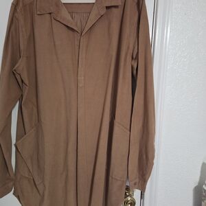 CP Shades Women's Brown Corduroy Tunic/Dress